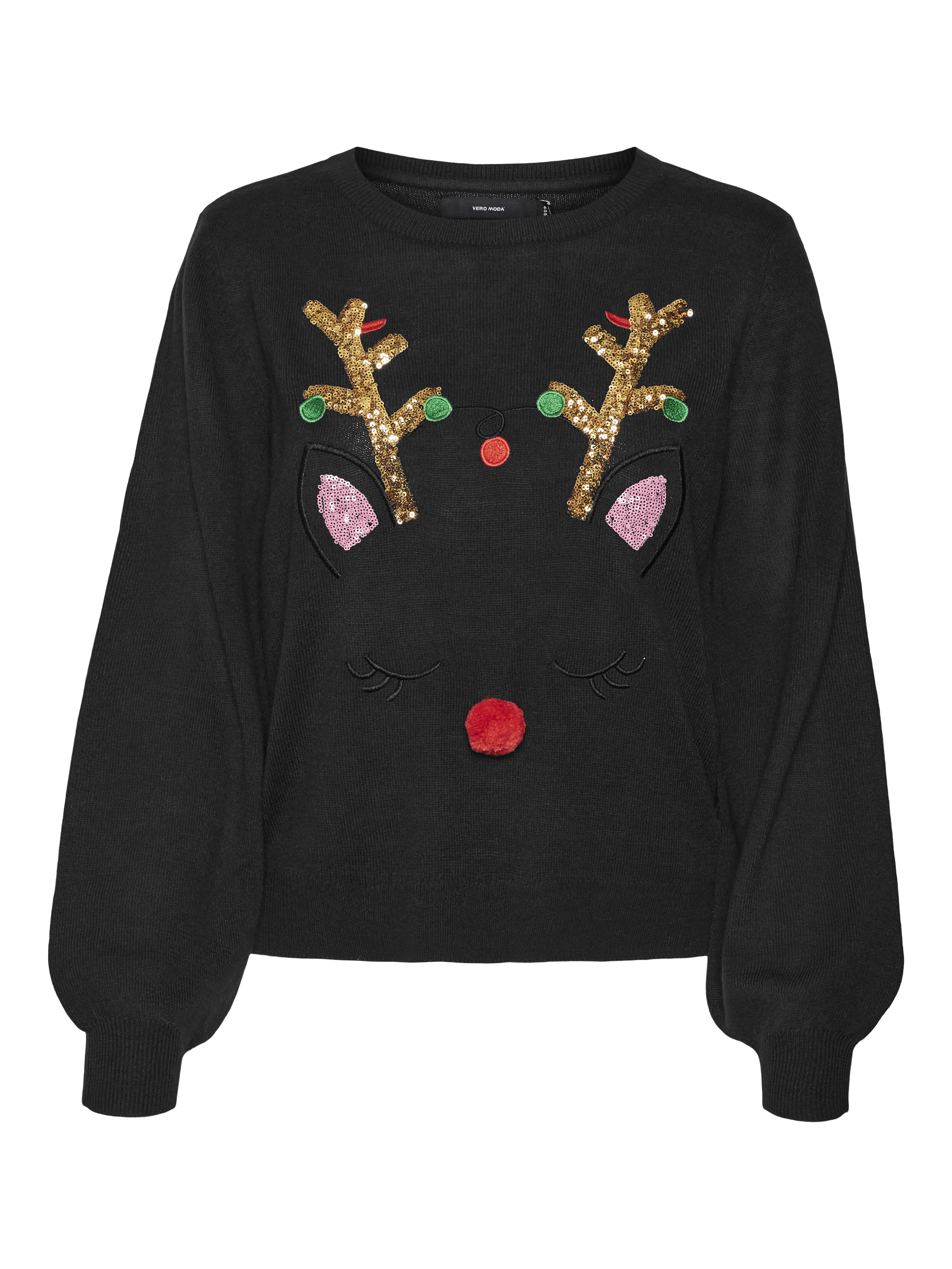 VMRUDOLF Knitted pullover Black Vero Moda® - Main Image