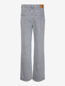 Vero Moda VMTESSA Høj talje Wide leg fit Jeans -Medium Grey Denim - 10319837