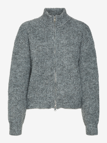 Vero Moda VMNONO Dzianinowy kardigan -Medium Grey Melange - 10319996