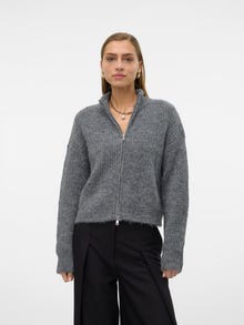 Vero Moda VMNONO Dzianinowy kardigan -Medium Grey Melange - 10319996