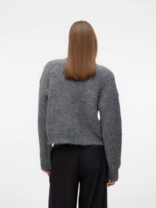 Vero Moda VMNONO Dzianinowy kardigan -Medium Grey Melange - 10319996