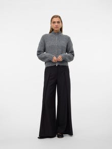 Vero Moda VMNONO Dzianinowy kardigan -Medium Grey Melange - 10319996