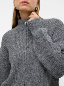 Vero Moda VMNONO Dzianinowy kardigan -Medium Grey Melange - 10319996