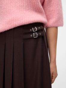 Vero Moda VMHELGA Høj talje Lang nederdel -Chocolate Torte - 10320099