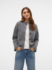 Vero Moda VMHAYLI Strickjacke -Light Grey Melange - 10320214