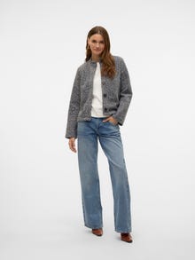Vero Moda VMHAYLI Strickjacke -Light Grey Melange - 10320214