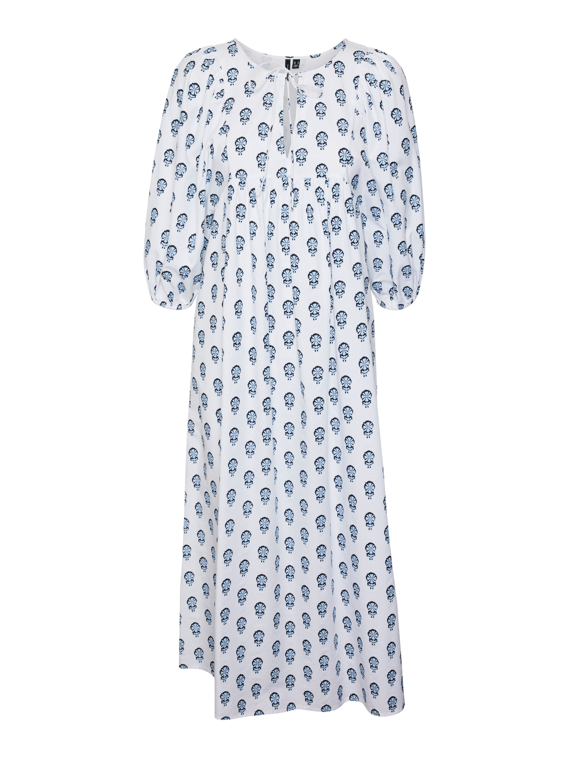 Vero Moda VMMYKONOS Długa sukienka -Bright White - 10320325