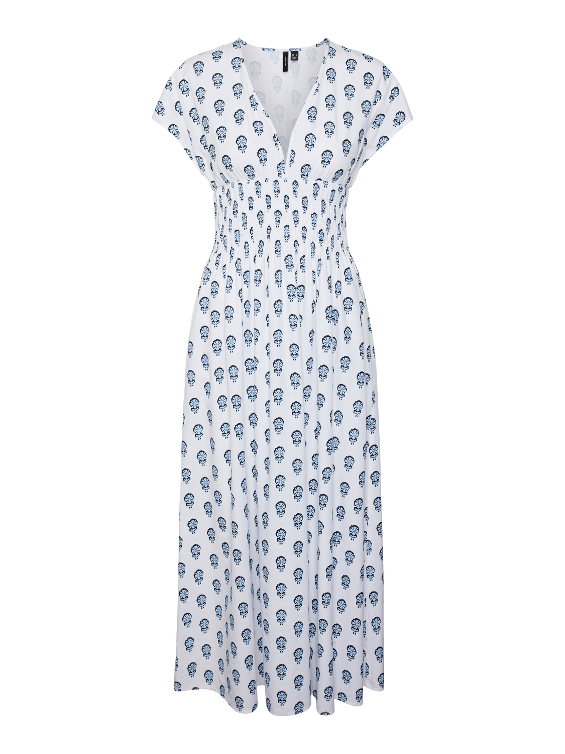 Vero Moda VMMYKONOS Długa sukienka -Bright White - 10320326