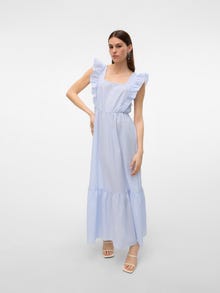 Vero Moda VMMILLIE Lång klänning -Bright White - 10320352