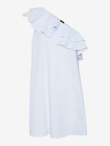 Vero Moda VMMILLIE Kort kjole -Bright White - 10320356