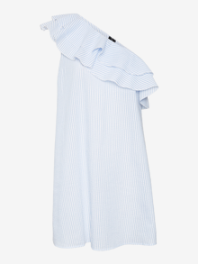 Vero Moda VMMILLIE Kort kjole -Bright White - 10320356
