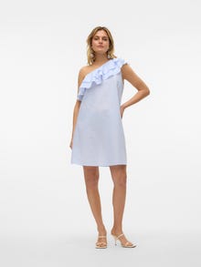 Vero Moda VMMILLIE Kort kjole -Bright White - 10320356