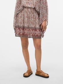 Vero Moda VMBOHO High waist Short Skirt -Birch - 10320359