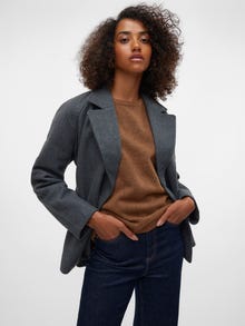 Vero Moda VMFORTUNEAYA Jakke -Dark Grey Melange - 10320441