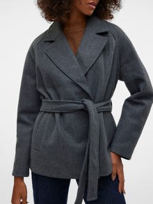 Vero Moda VMFORTUNEAYA Jakke -Dark Grey Melange - 10320441