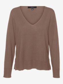 Vero Moda VMSILJE Pullover -Brown Lentil - 10320451