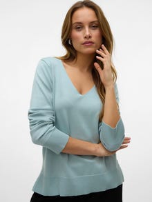 Vero Moda VMSILJE Pullover -Gray Mist - 10320451