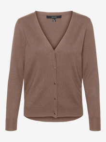 Vero Moda VMSILJE Knit Cardigan -Brown Lentil - 10320456