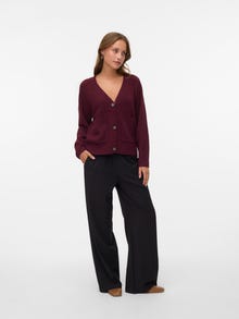 Vero Moda VMBOOM Strickjacke -Winetasting - 10320457