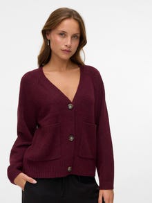 Vero Moda VMBOOM Strickjacke -Winetasting - 10320457