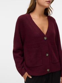 Vero Moda VMBOOM Strickjacke -Winetasting - 10320457