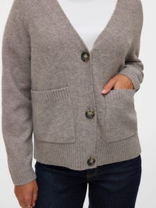 Vero Moda VMBOOM Strickjacke -Moon Rock - 10320457