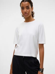 Vero Moda VMSILJE Pullover -Bright White - 10320460
