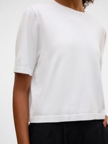 Vero Moda VMSILJE Pullover -Bright White - 10320460