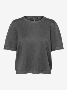 Vero Moda VMSILJE Pullover -Medium Grey Melange - 10320460