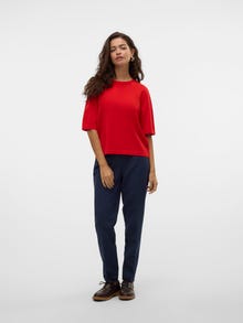 Vero Moda VMSILJE Neulepuserot -High Risk Red - 10320460