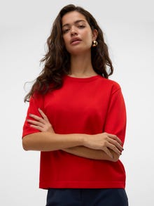 Vero Moda VMSILJE Neulepuserot -High Risk Red - 10320460