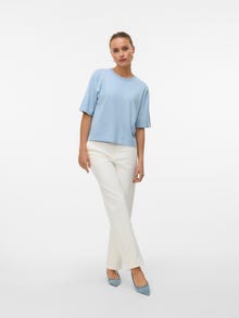 Vero Moda VMSILJE Megztinis -Cashmere Blue - 10320460
