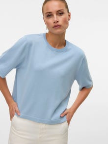 Vero Moda VMSILJE Megztinis -Cashmere Blue - 10320460