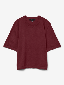 Vero Moda VMSILJE Neulepuserot -Tawny Port - 10320460