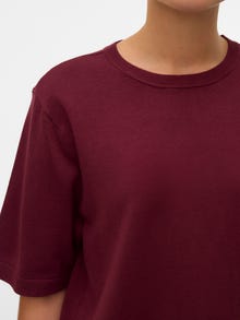 Vero Moda VMSILJE Neulepuserot -Tawny Port - 10320460