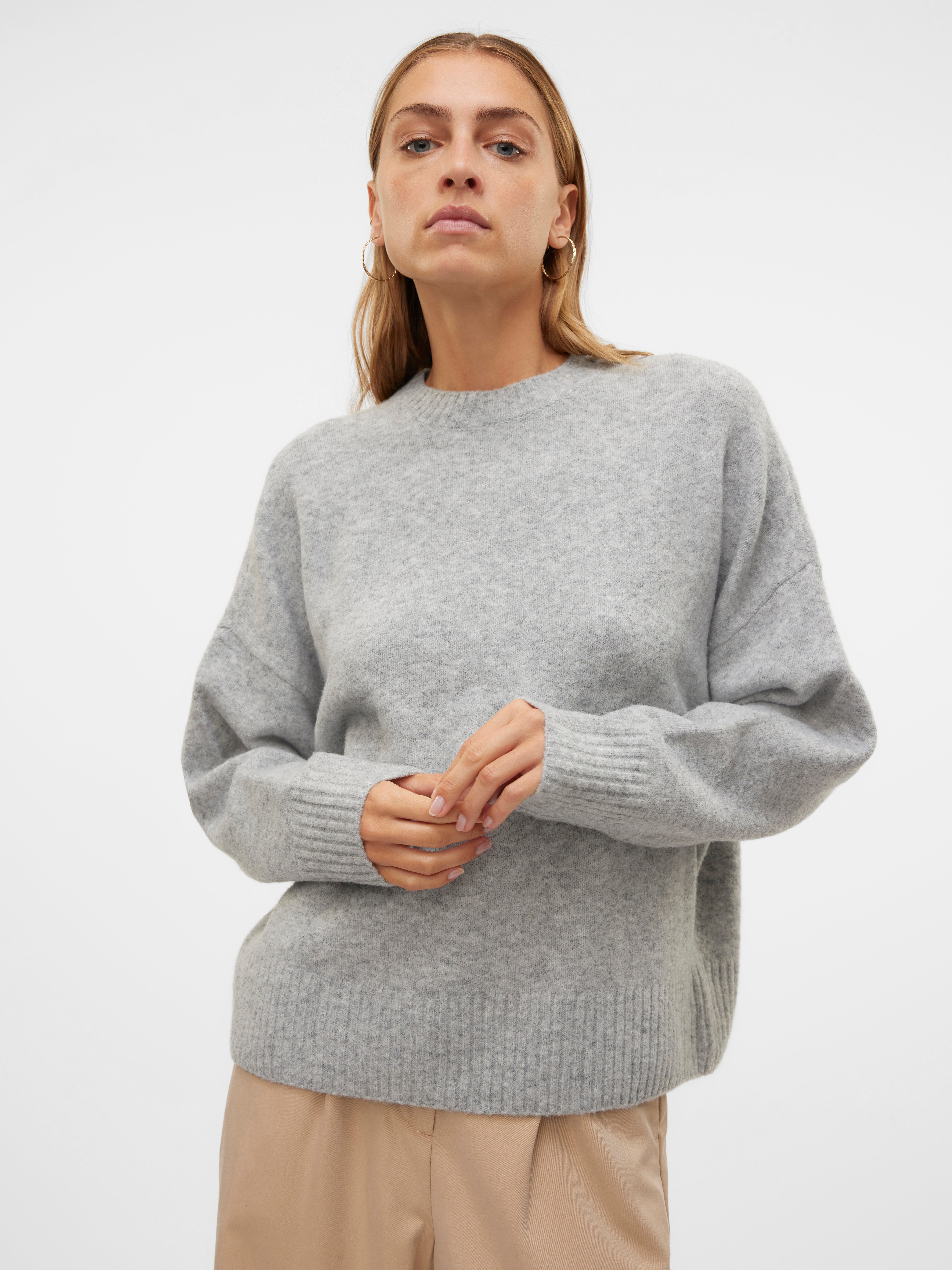 Vero Moda Tall VMPLAZA BLOCK - Pullover - dark forest/vert foncé Vero Moda Tall VMPLAZA BLOCK - Pullover - dark forest/vert foncé
