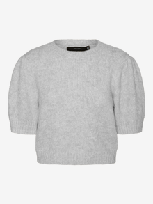 Vero Moda VMNOVAH Genser -Light Grey Melange - 10320494