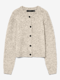 VERO MODA Vmnovah LS O-Neck Button Cardi Ga Noos Maglione Cardigan, Lenticchia Marrone. Dettagli: Melange, XXL Donna VERO MODA Vmnovah LS O-Neck Button Cardi Ga Noos Maglione Cardigan, Lenticchia Marrone. Dettagli: Melange, XXL Donna