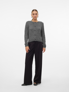 Vero Moda VMNOVAH Cardigans en maille -Medium Grey Melange - 10320496
