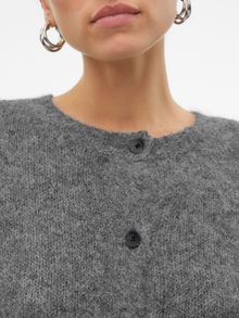 Vero Moda VMNOVAH Cardigans en maille -Medium Grey Melange - 10320496