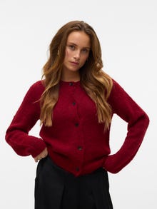 Vero Moda VMNOVAH Strickjacke -Winetasting - 10320496