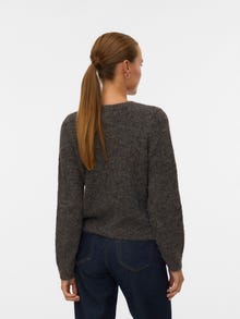 Vero Moda VMNOVAH Úpletový sveter -Chocolate Torte - 10320496