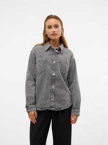 Vero Moda VMTESSIE Denimskjorta -Medium Grey Denim - 10320533