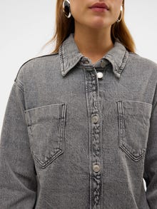 Vero Moda VMTESSIE Denimskjorta -Medium Grey Denim - 10320533