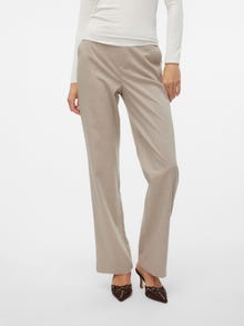 Vero Moda VMMAYA Mid waist Trousers -Silver Mink - 10320534