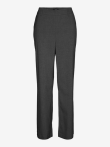 Vero Moda VMMAYA Střední pas Kalhoty -Dark Grey Melange - 10320534
