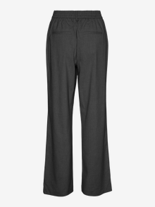 Vero Moda VMMAYA Střední pas Kalhoty -Dark Grey Melange - 10320534