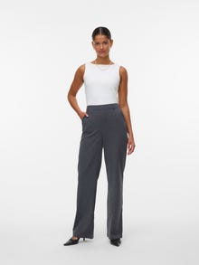 Vero Moda VMMAYA Közepes derék Nadrág -Dark Grey Melange - 10320534