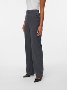 Vero Moda VMMAYA Közepes derék Nadrág -Dark Grey Melange - 10320534