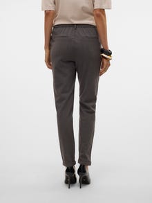 Vero Moda VMMAYA Mid waist Trousers -Dark Grey Melange - 10320549